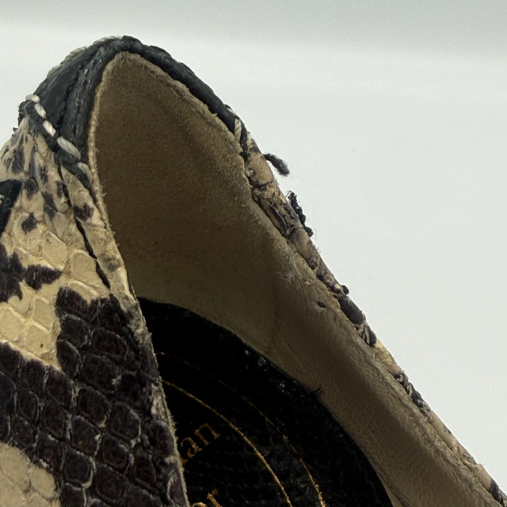 Vintage Christian Dior Python Western Pumps