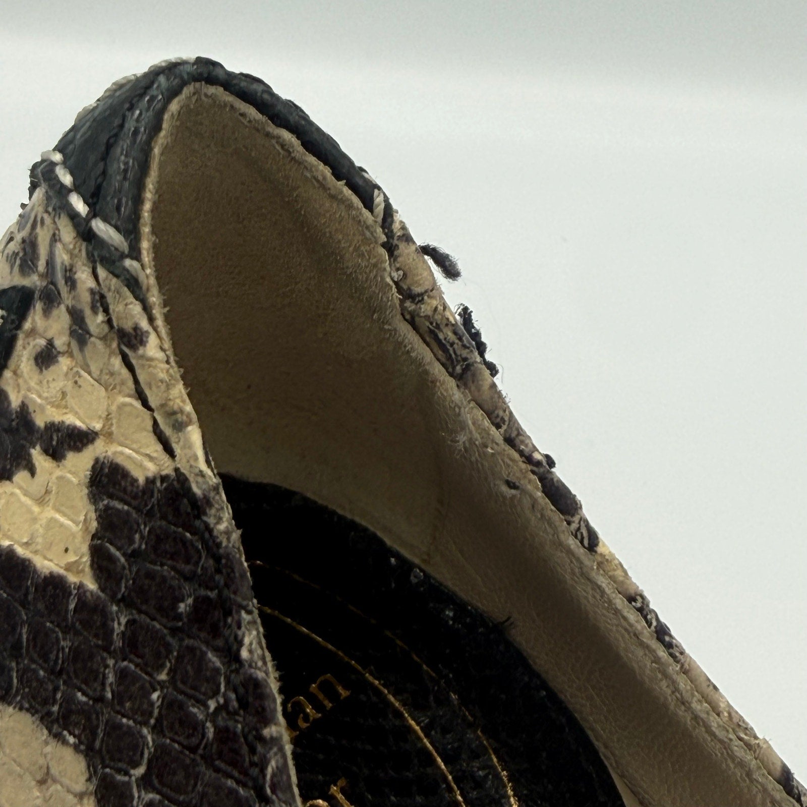 Vintage Christian Dior Python Western Pumps
