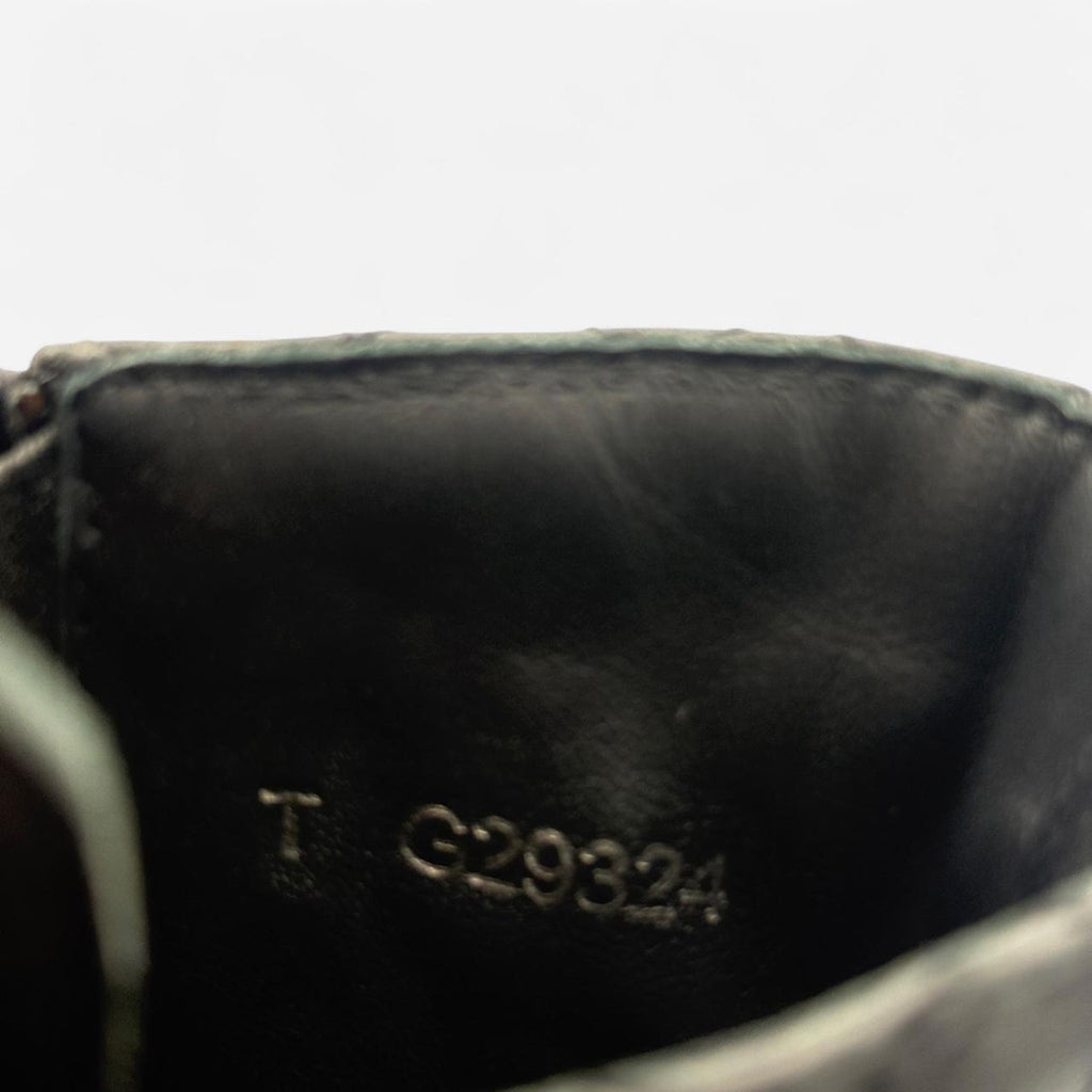 Chanel Quilted Leather CC Combat Boots in Black Lambskin