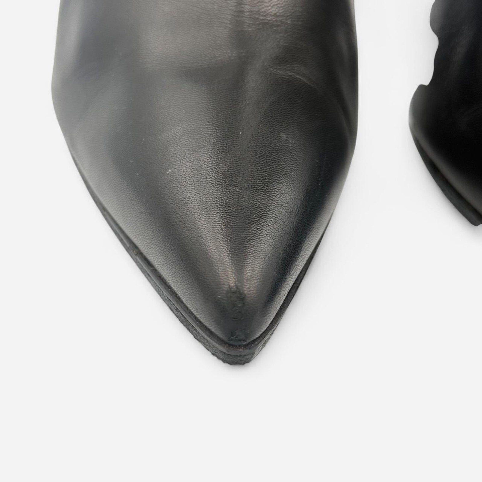 Vintage Gucci Black Leather Knee-high Boots with Horse Bit Detail