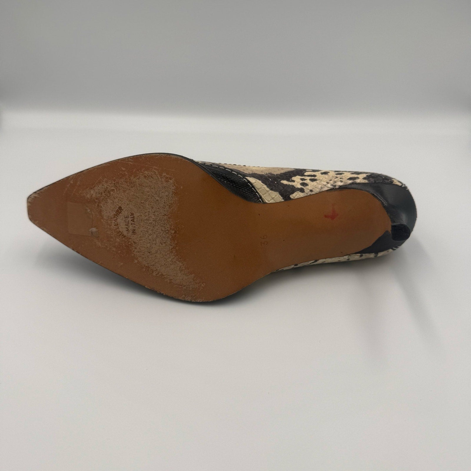 Vintage Christian Dior Python Western Pumps